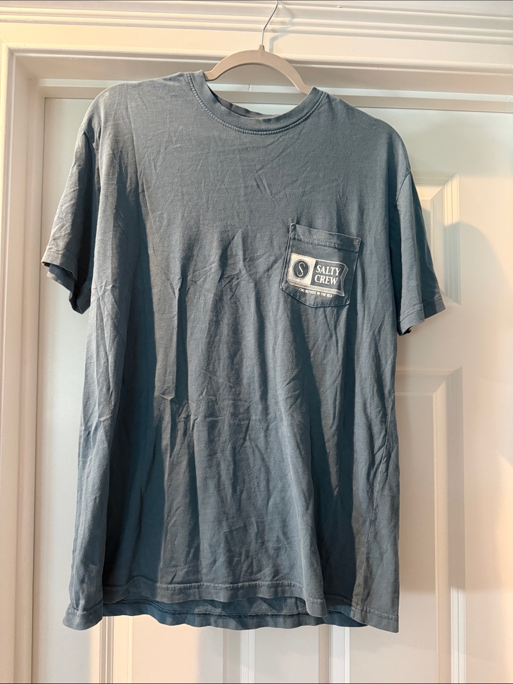Salty Crew Slate Blue Short-Sleeve Pocket Tee